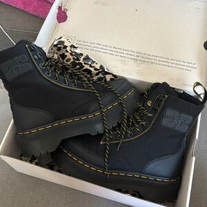 Ganni Dr Martens Jadon Boot Black
